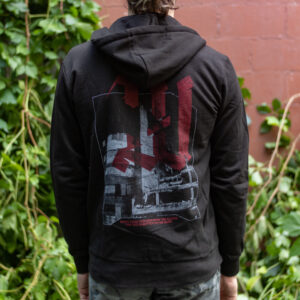 Blood Upon The Leaves Men's Zip-Up Hoodie